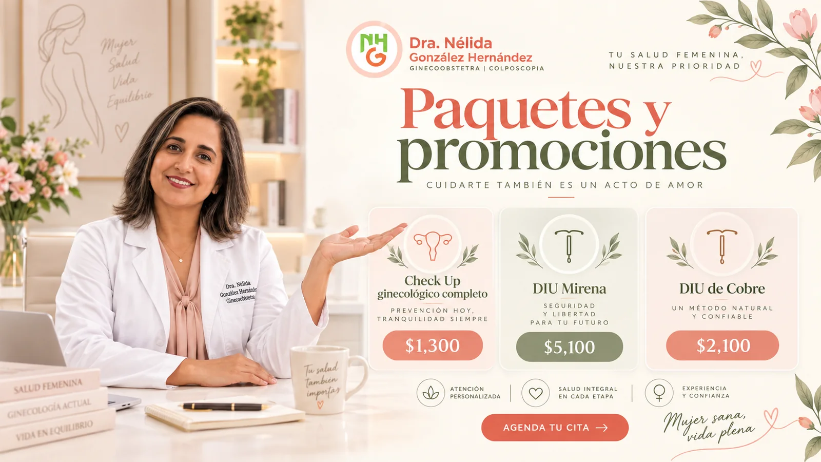 Paquetes y promociones de salud femenina