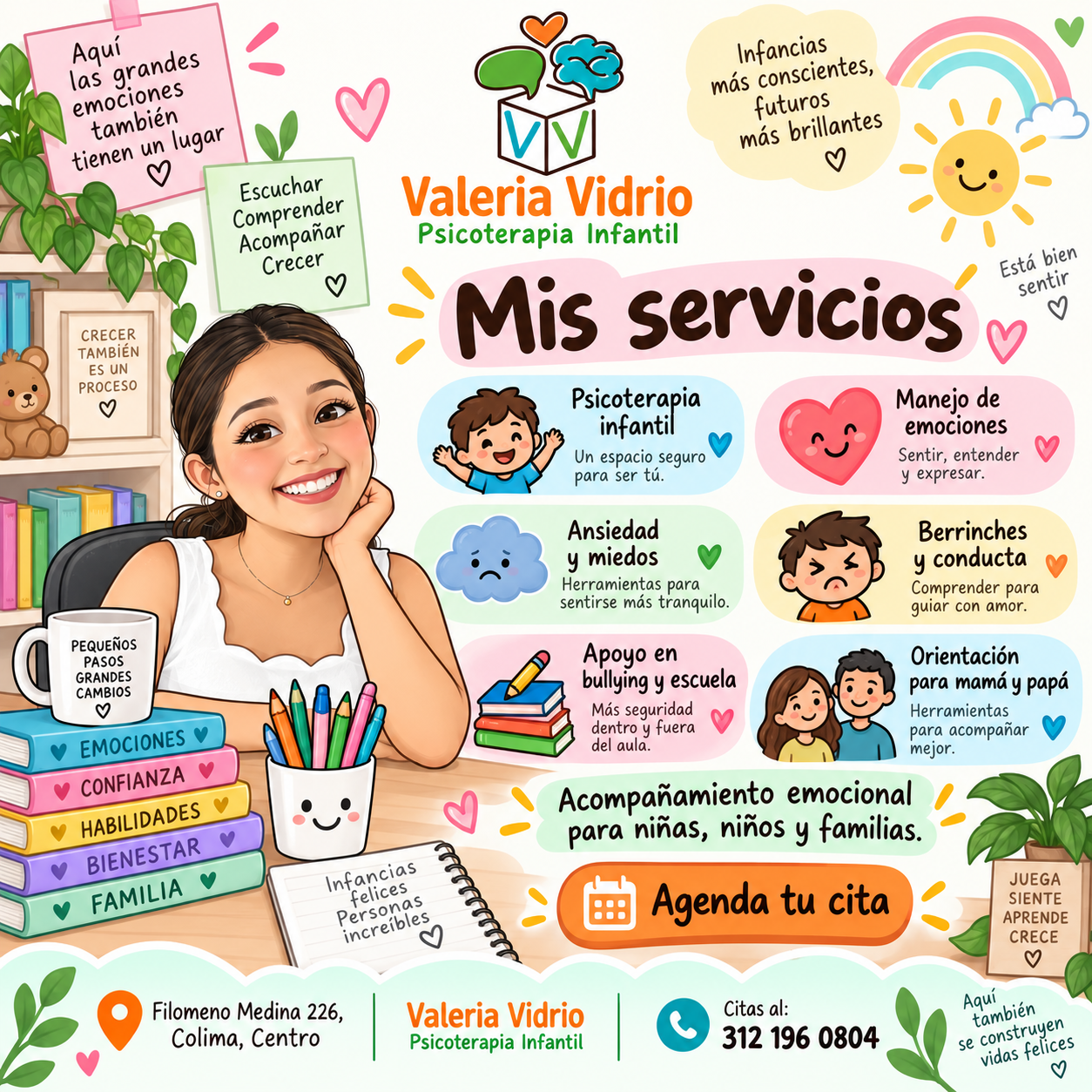 Servicios de psicoterapia infantil